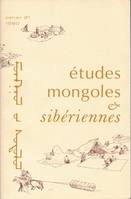 Etudes mongoles et sibériennes, n°21, 1990
