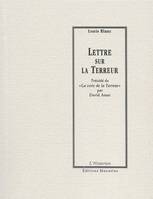 Lettre sur la terreur, précédé de LA VOIX DE LA TERREUR