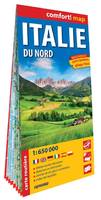 Italie du Nord 1/650.000 (carte grand format laminée)