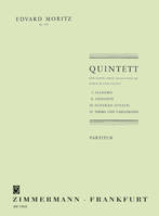 Quintett, op. 169. flute, oboe, clarinet, horn in F and bassoon. Partition et parties.