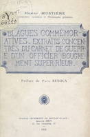 Blagues commémoratives, Extraits concentrés du carnet de guerre d'un officier bougrement super-rieur