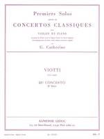 Concerto no. 22 (Viotti), Premiers Solos Concertos Classiques