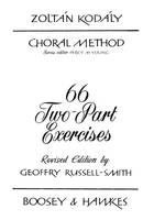 Choral Method, 66 Two-Part Exercises. Vol. 6. children's choir.