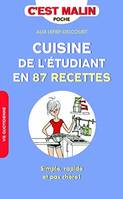 La cuisine de l'étudian en 87 recettes, Avec 86 recettes simples, rapides et pas chères