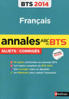 Annales Abc du Bts 2014- Français