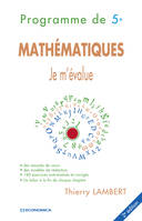 Mathématiques, je m'évalue - programme de 5e