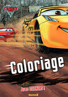 Cars 3 - Coloriage avec stickers (Fond Forêt)