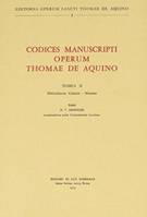 Codices manuscripti operum Thomae de Aquino - tome 2