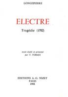 Électre, Tragédie (1702)