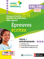 IFAS/IFAP Concours d'entrée 2019-Auxiliaire puériculture Aide-soignant Epreuves écrites (IEM) 2019