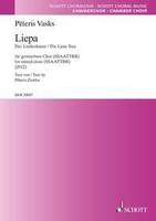 Liepa, (The Lime Tree). mixed choir (SSAATTBB) a cappella. Partition de chœur.