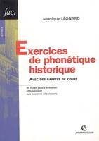 Exercices de phonétique historique, avec des rappels de cours