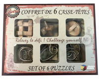 Coffret 6 casse-têtes Rétro