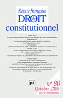 Revue française de droit constitutionnel 2009...
