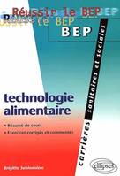 Technologie alimentaire, résumé de cours, exercices corrigés