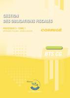 Gestion des obligations fiscales T1 - Corrigé, Processus 3 du BTS CG