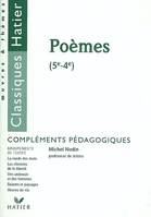 Poèmes, 5e-4e, compléments pédagogiques