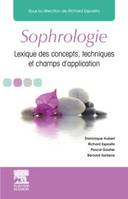 Sophrologie, Lexique des concepts, techniques et champs d'application