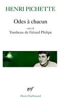 Odes à chacun/Tombeau de Gérard Philipe