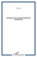 Critique de la francophonie haïtienne