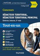 Concours Rédacteur territorial - 2023, Externe, interne et 3e voie - Tout en un