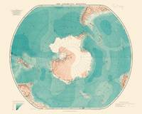 Carte – Régions antarctiques - Géographie nostalgique