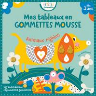 Mes tableaux en gommettes mousse - Animaux rigolos