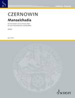 Manoalchadia, for two female voices and bass flute. 2 female voices and bassflute. Partition vocale/chorale et instrumentale.