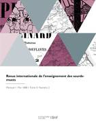 Revue internationale de l'enseignement des sourds-muets