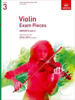 Violin Exam Pieces 2016-2019, ABRSM Grade 3, Selected from the 2016-2019 syllabus