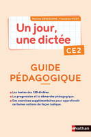 Un jour, une dictée CE2 - Cahier corrigé + Guide PCF