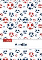 Le cahier d'Achille - Blanc, 96p, A5 - Football Paris