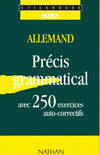 Précis Grammatical Allemand, avec 250 exercices auto-correctifs Utilangues Livre, précis grammatical avec 250 exercices auto-correctifs