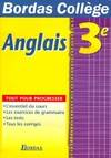 Anglais 3e