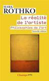 La Réalité de l'artiste, EDITION ET INTRODUCTION DE CHRISTOPHER ROTHKO