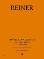 Sonata Concertante, percussion. Partition (également partition d'exécution).