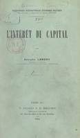 L'intérêt du capital