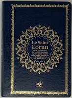 Saint Coran - Arabe franCais phonEtique - souple - format moyen(13 x 17 cm) - Noir