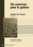 Six exercices pour la guitare, opus 27