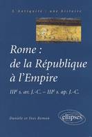 Rome, de la République à l'Empire, IIIe s. av. J.-C.-IIIe s. ap. J.-C.