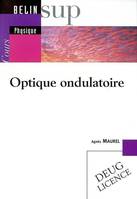OPTIQUE ONDULATOIRE-COURS, Cours - Tome I