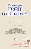 Revue française de droit constitutionnel 2002..., La responsabilité pénale du président de la République