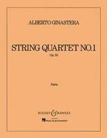 String Quartet 1, op. 20. string quartet. Jeu de parties.