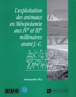 Exploitation des animaux en Mésopotamie avant J.C.