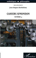 4, Cahiers Simondon, Numéro 4
