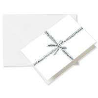 Greeting card Line of notes/ribbon A6