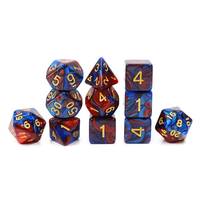 Set de 11 dés – Fusion Rouge et Bleu