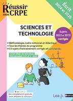 Ebook - CRPE 2024-2025 Sciences et technologie épreuve écrite d'application + sujets corrigés et ressources en ligne