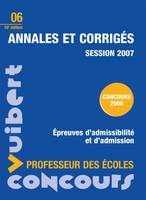 Annales et corrigés / session 2007, session 2007