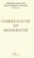 Communauté et modernité